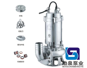 WQ( D)-SQG 不锈钢精密铸造切割式污水泵