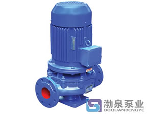 立式单级单吸热水泵IRG型