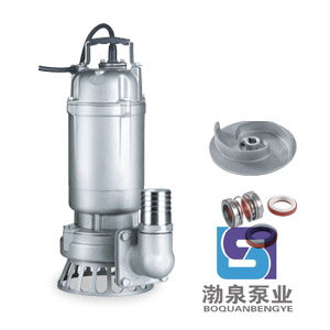 WQD6-18-1.5S_304化工耐腐蚀耐酸碱排污泵