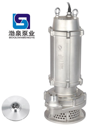WQX12-72-7.5S_不锈钢高扬程耐酸碱排污泵